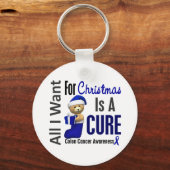 Alles, was ich für Weihnachts-Colon-Krebs Gewollt  Schlüsselanhänger (Vorderseite)