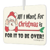 Alles, was ich für Weihnachts-Funny Design gewollt Autolufterfrischer (Links)