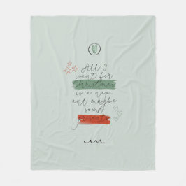 Alles, was ich für Weihnachtsfeier wollte Fleece B