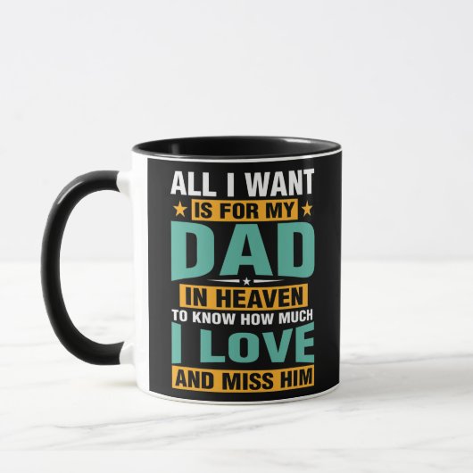 Alles, was ich Gewollt habe, ist, dass mein Vater  Tasse (Links)