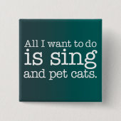 Alles, was ich gewollt habe, ist zu singen und Kat Button (Vorderseite)