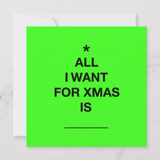 "Alles, was ich gewollt habe" Weihnachtskarte - Gr Feiertagskarte