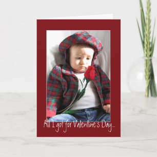 Alles, was ich got habe, ist diese gruselige alte  feiertagskarte