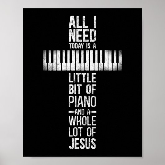 Alles, was ich heute brauche, ist ein bisschen Pia Poster (Vorne)