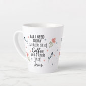 Alles, was ich heute brauche, ist Kaffee und Jesus Milchtasse (Linke Ecke)