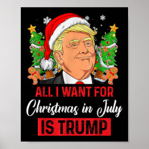 Alles, was ich im Juli zu Weihnachten Wollte, ist Poster