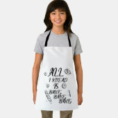 Alles, was ich knead, ist backen, backen, backen, schürze (Insitu)