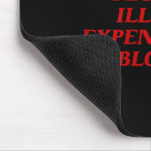 Alles, was ich Liebe ist illegal teuer oder blond Mousepad (Ecke)