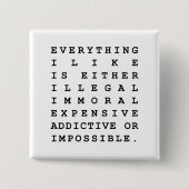 Alles, was ich mag button (Vorderseite)