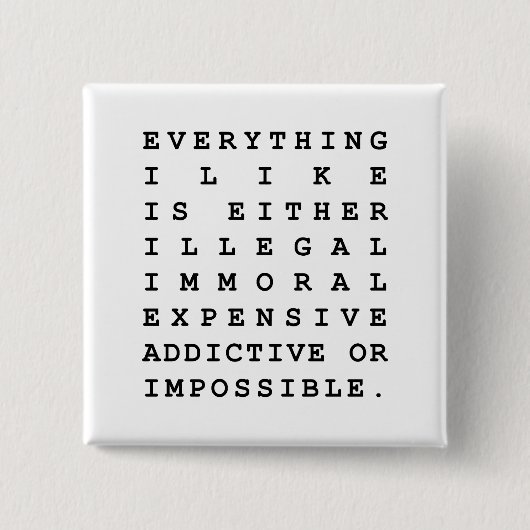 Alles, was ich mag button (Vorderseite)