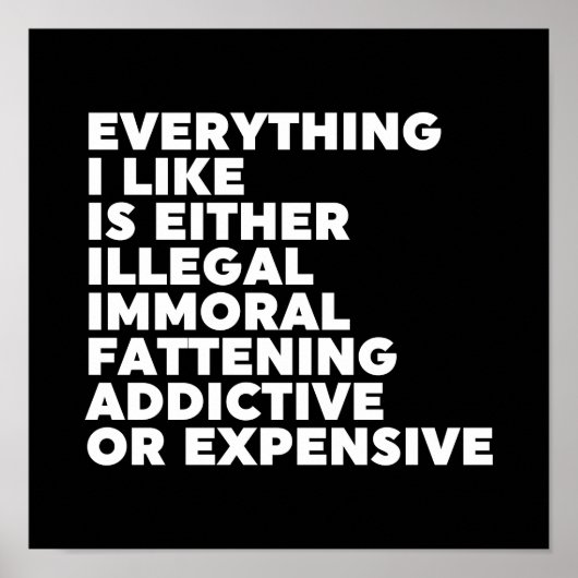 Alles, was ich mag poster (Vorne)