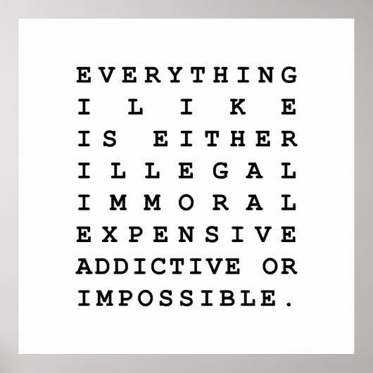 Alles, was ich mag poster (Vorne)