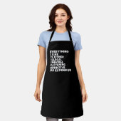 Alles, was ich mag schürze (Getragen)