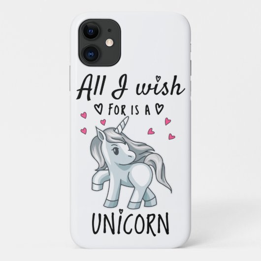 Alles, was ich mir wünsche, ist ein Einhorn Case-Mate iPhone Hülle (Rückseite)