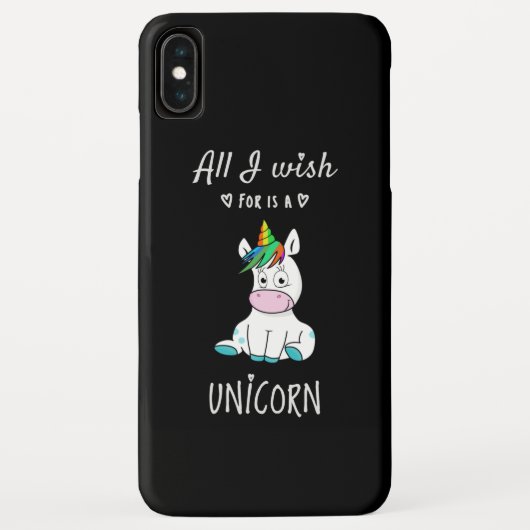 Alles, was ich mir wünsche, ist ein Einhorn Case-Mate iPhone Hülle (Rückseite)