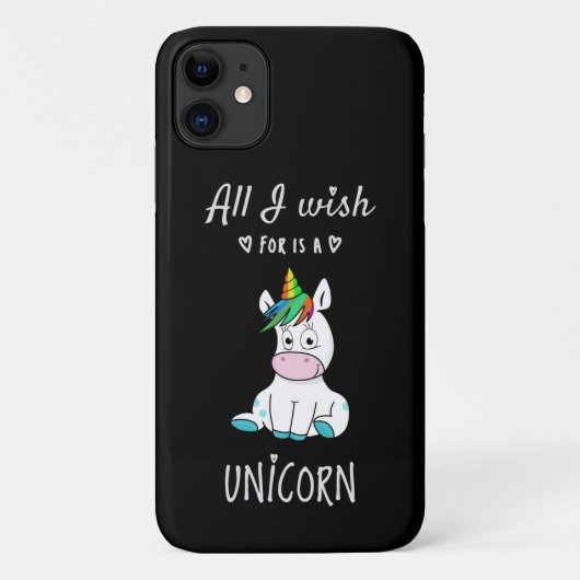Alles, was ich mir wünsche, ist ein Einhorn Case-Mate iPhone Hülle (Rückseite)