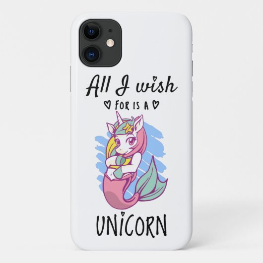 Alles, was ich mir wünsche, ist ein Einhorn Case-Mate iPhone Hülle (Rückseite)