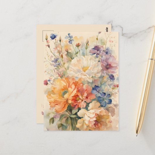 Alles, was ich mir wünsche postkarte (Vorderseite/Rückseite Beispiel)