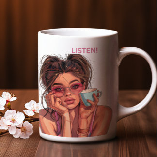 "Alles, was ich sage oder vor dem Kaffee mache" Ta Tasse