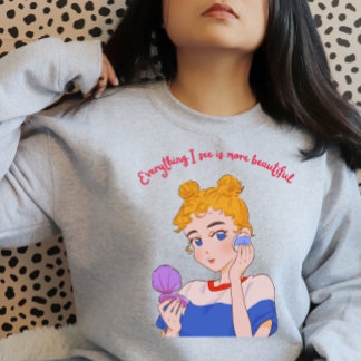 Alles, was ich sehe, ist schöner - trendig und sch Tri-Blend shirt