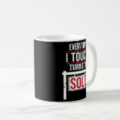 Alles, was ich Touch verkaufe Kaffeetasse (VorderseiteRechts)