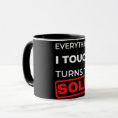 Alles, was ich Touch verkaufe Tasse (Vorderseite Links)