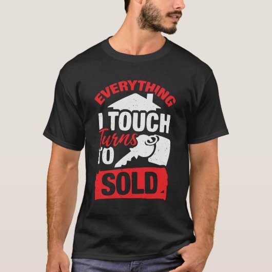 Alles, was ich Touch werde, wird zu einem Geschenk T-Shirt (Vorderseite)