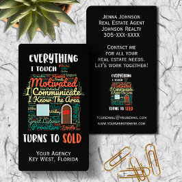 Alles, was ich Touch werde, wird zu realem Anwesen Visitenkarte