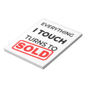 Alles, was ich Touch, wird zu verkaufen 2 Notizblock (Rotiert)