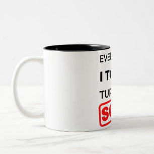 Alles, was ich Touch, wird zu verkaufen 2 Zweifarbige Tasse