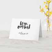 ALLES, WAS ICH Tu **DENKE DARAN, WIE VIEL ICH SIE Karte (Gelbe Blume)