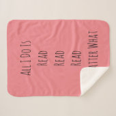 Alles, was ich tue, ist zu lesen sherpadecke (Vorderseite (Horizontal))