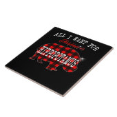 Alles, was ich Weihnachten Wollte, ist Hippopotamu Fliese (Seite)