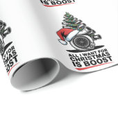 Alles, was ich will Boost Weihnachten Boost Turbo Geschenkpapier (Rolleneckpunkt)