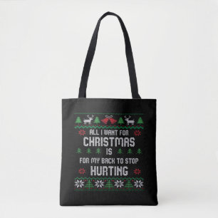Alles, was ich will, ist, dass mein Rücken aufhört Tasche
