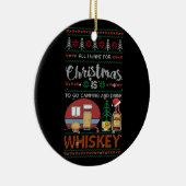 Alles, was ich Wollte, ist Camping zu gehen und Wh Keramik Ornament (Rechts)