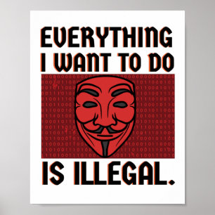 Alles, was ich wollte, ist illegal poster