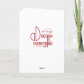 Alles, was ich Wollte.. Weihnachtskarte Karte (Rückseite)