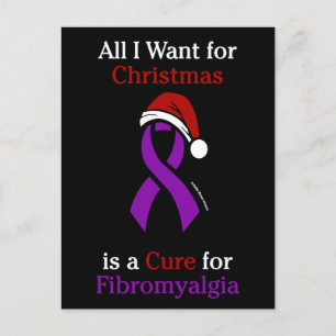Alles, was ich zu Weihnachten Gewollt habe...Fibro Postkarte