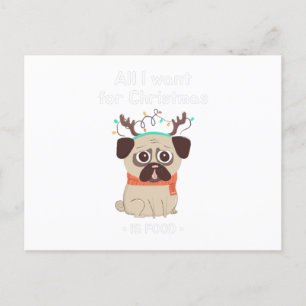 Alles, was ich zu Weihnachten gewollt habe. Funny  Postkarte