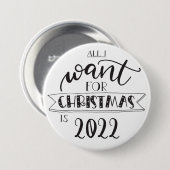 Alles, was ich zu Weihnachten gewollt habe, ist 20 Button (Vorne & Hinten)