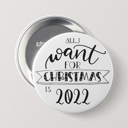 Alles, was ich zu Weihnachten gewollt habe, ist 20 Button (Vorne & Hinten)