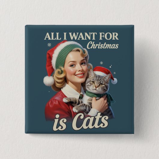 Alles, was ich zu Weihnachten Gewollt habe, ist Ca Button (Vorderseite)