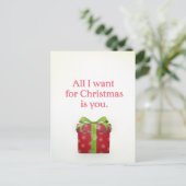 "Alles, was ich zu Weihnachten gewollt habe, ist d (Stehend Vorderseite)