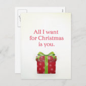 "Alles, was ich zu Weihnachten gewollt habe, ist d (Vorne/Hinten)