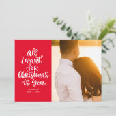 Alles, was ich zu Weihnachten Gewollt habe, ist DU (Stehend Vorderseite)