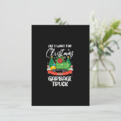 Alles, was ich zu Weihnachten Gewollt habe, ist ei Einladung (Stehend Vorderseite)