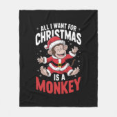 Alles, was ich zu Weihnachten Gewollt habe, ist ei Fleecedecke (Vorderseite)