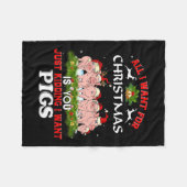 Alles, was ich zu Weihnachten Gewollt habe, ist ei Fleecedecke (Vorderseite (Horizontal))