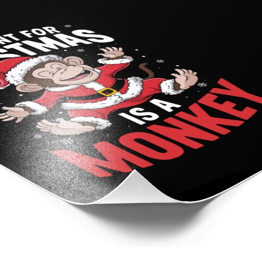 Alles, was ich zu Weihnachten Gewollt habe, ist ei Fotodruck (Ecke)